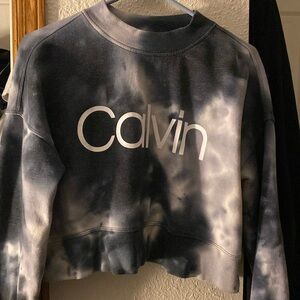 calvin klein crop sweatshirt